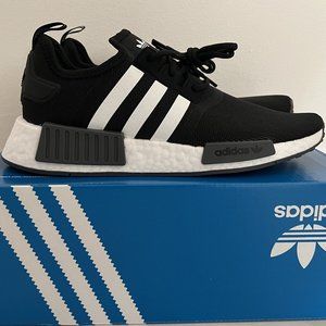 New Men's Adidas NMD_R1 Primeblue Black / White GZ9258 Running Gym Casual